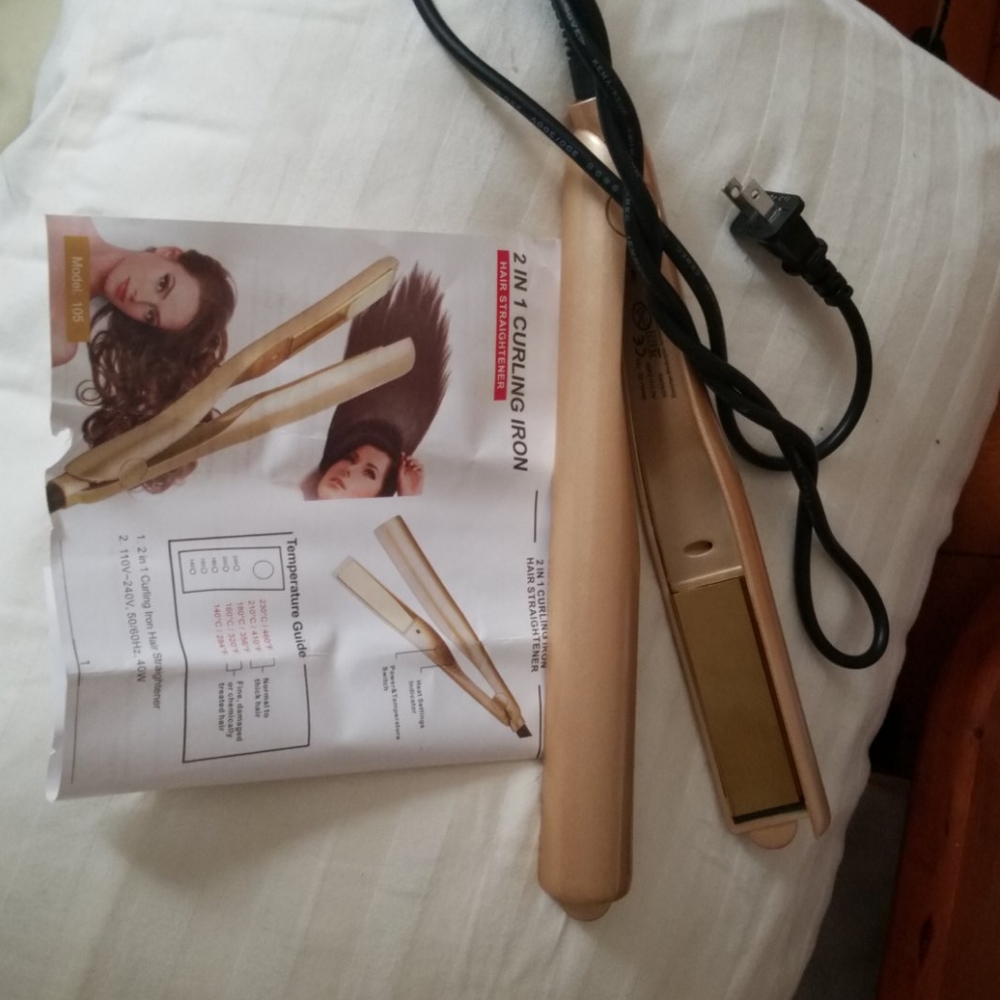 2 in 1 MESTAR IRON PRO curling iron/straightener